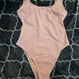 Pink One Piece Swimsuit